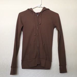Forever 21 Thermal Zip Up Sweater